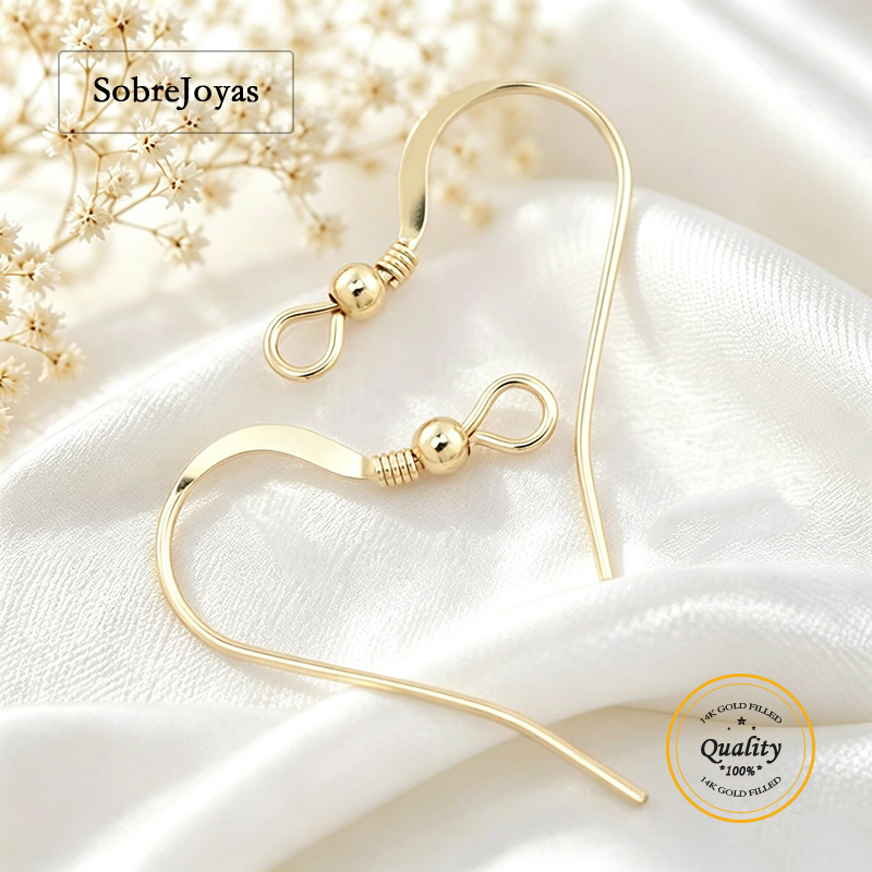 Jewelry Making Gold Wire - 14K Gold Filled Ear Wire For