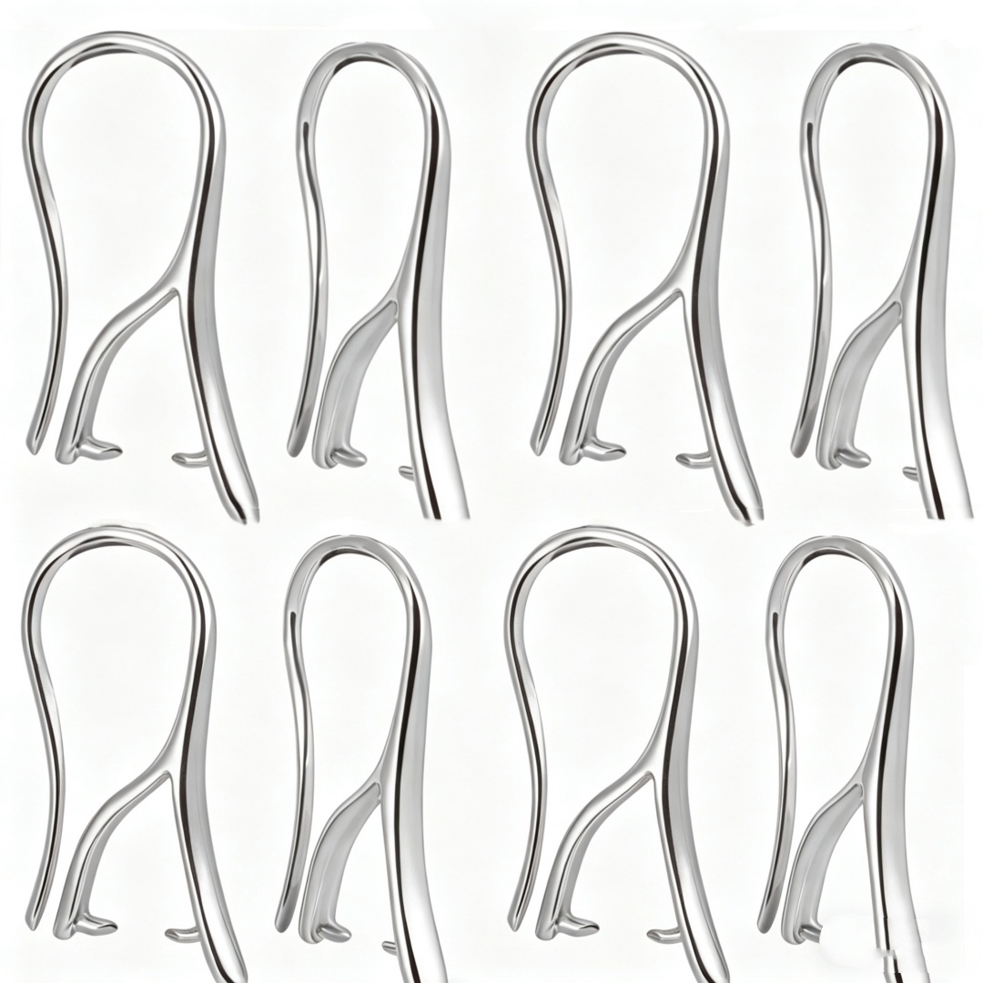 10/30Pcs White with Pinch Bail - Jewelry Making Yarn recension och pris