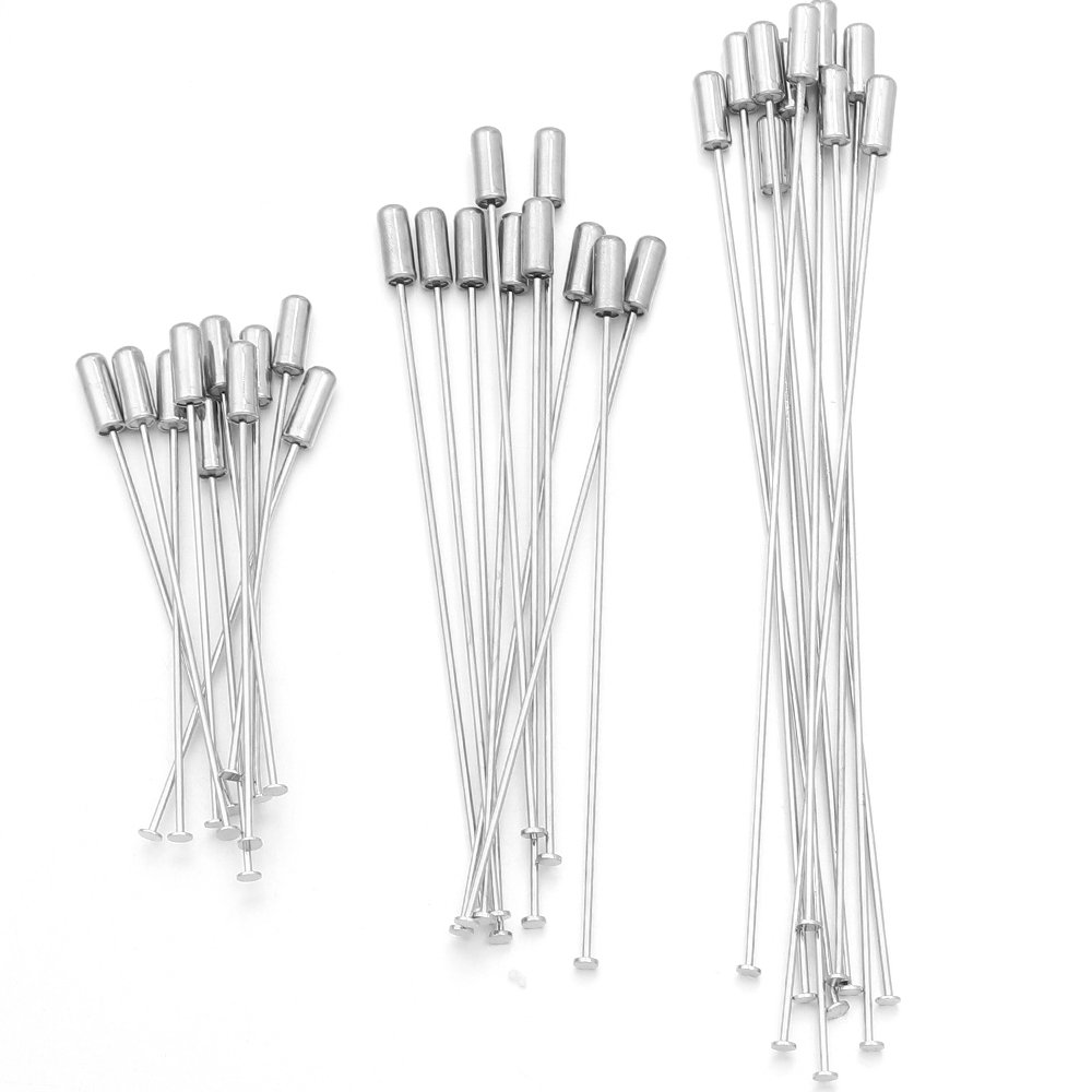 10pcs 60/90/120mm Copper Brooc - Jewelry Making Head Pins recension och pris