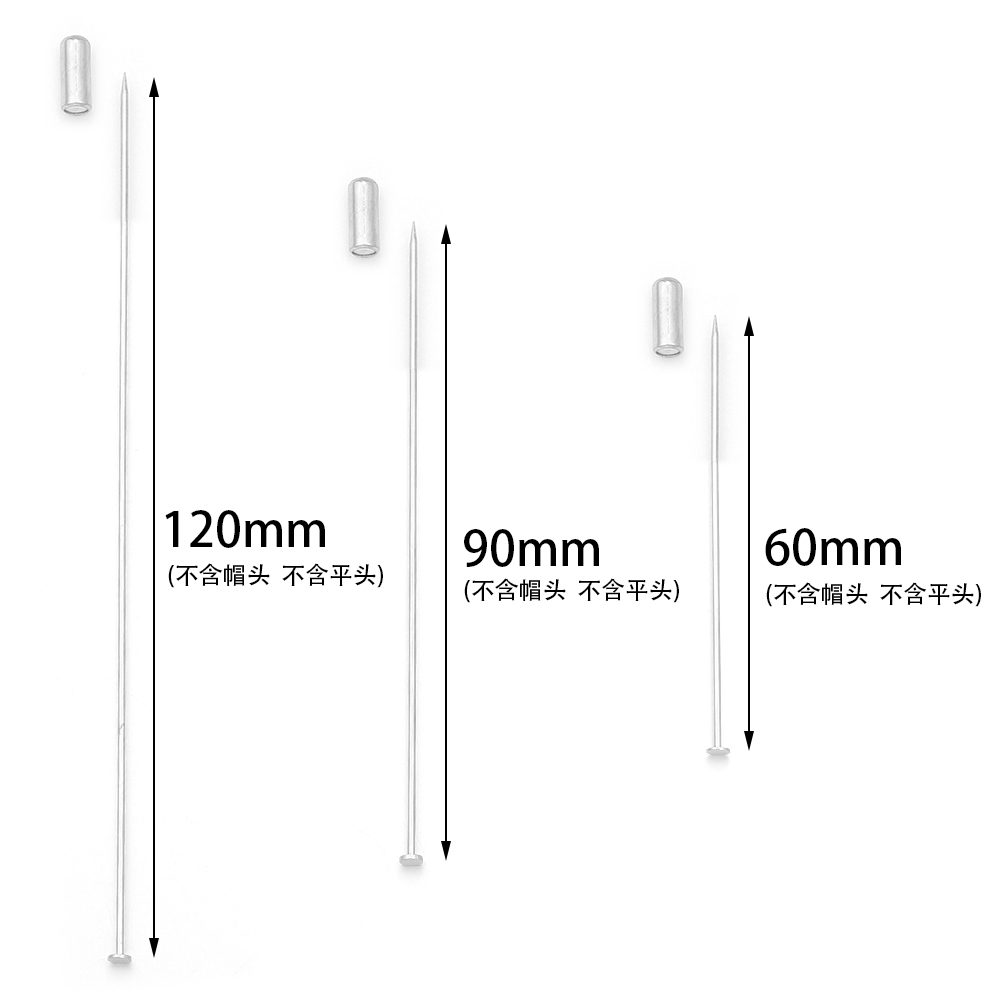 10pcs 60/90/120mm Copper Brooc - Jewelry Making Head Pins recension och pris
