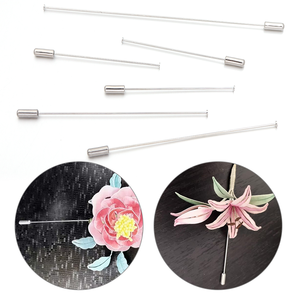 10pcs 60/90/120mm Copper Brooc - Jewelry Making Head Pins recension och pris