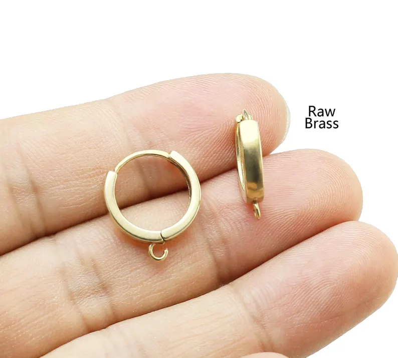 10pcs Brass Ear Hoops, Leverba - Jewelry Making Yarn recension och pris