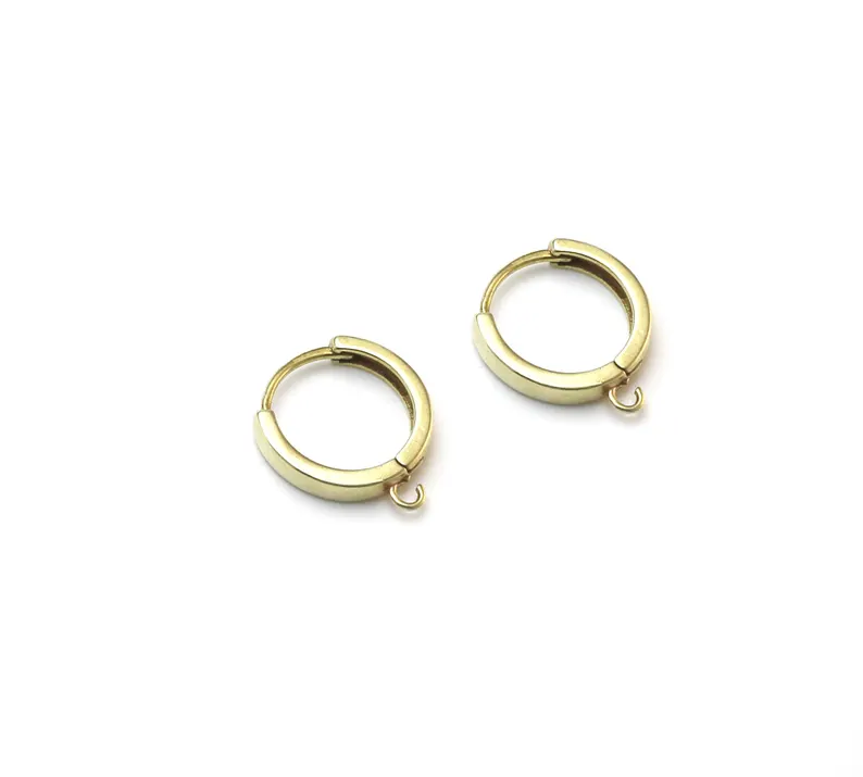 10pcs Brass Ear Hoops, Leverba - Jewelry Making Yarn recension och pris
