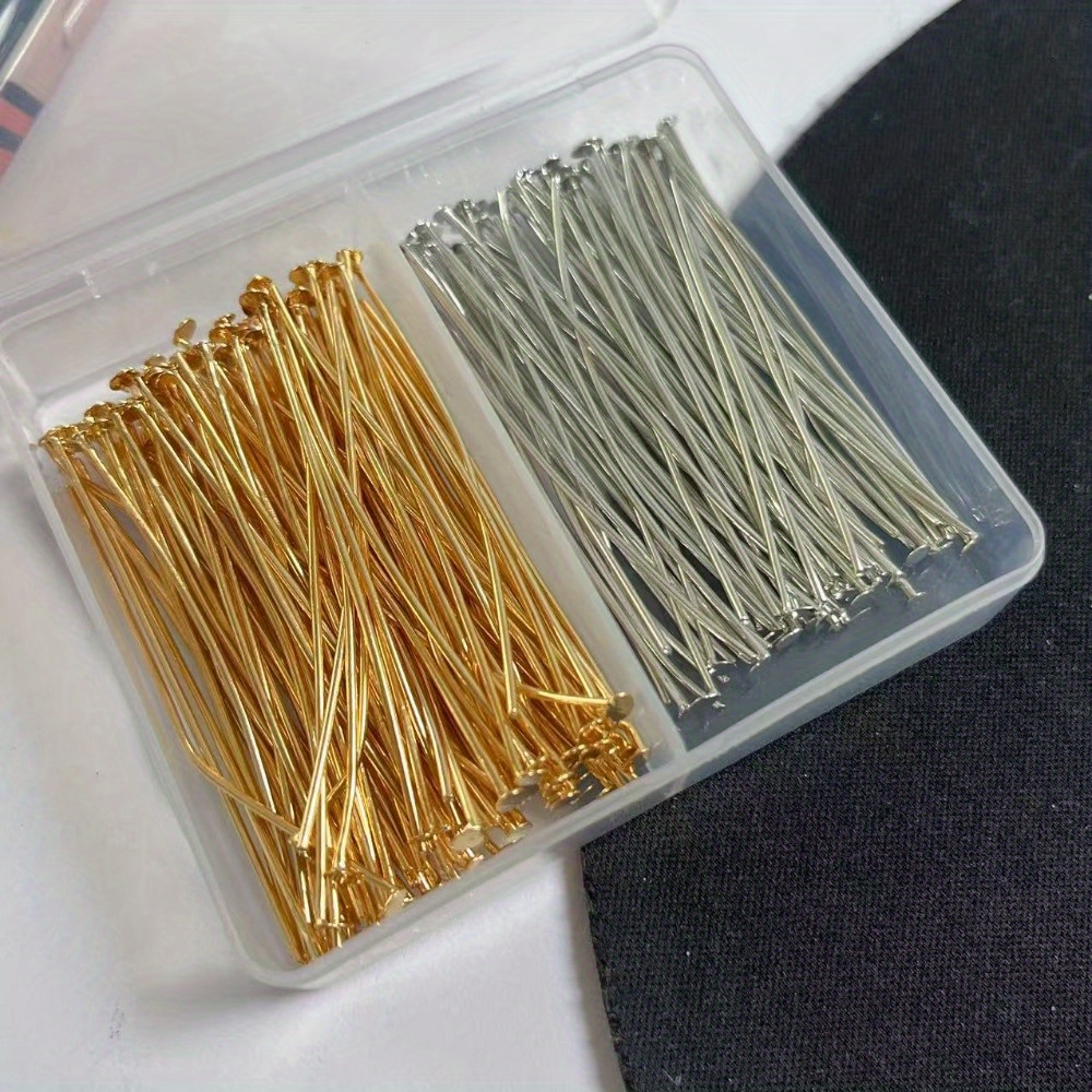 200pcs 30/40/50mm Iron-headed  - Jewelry Making Head Pins recension och pris