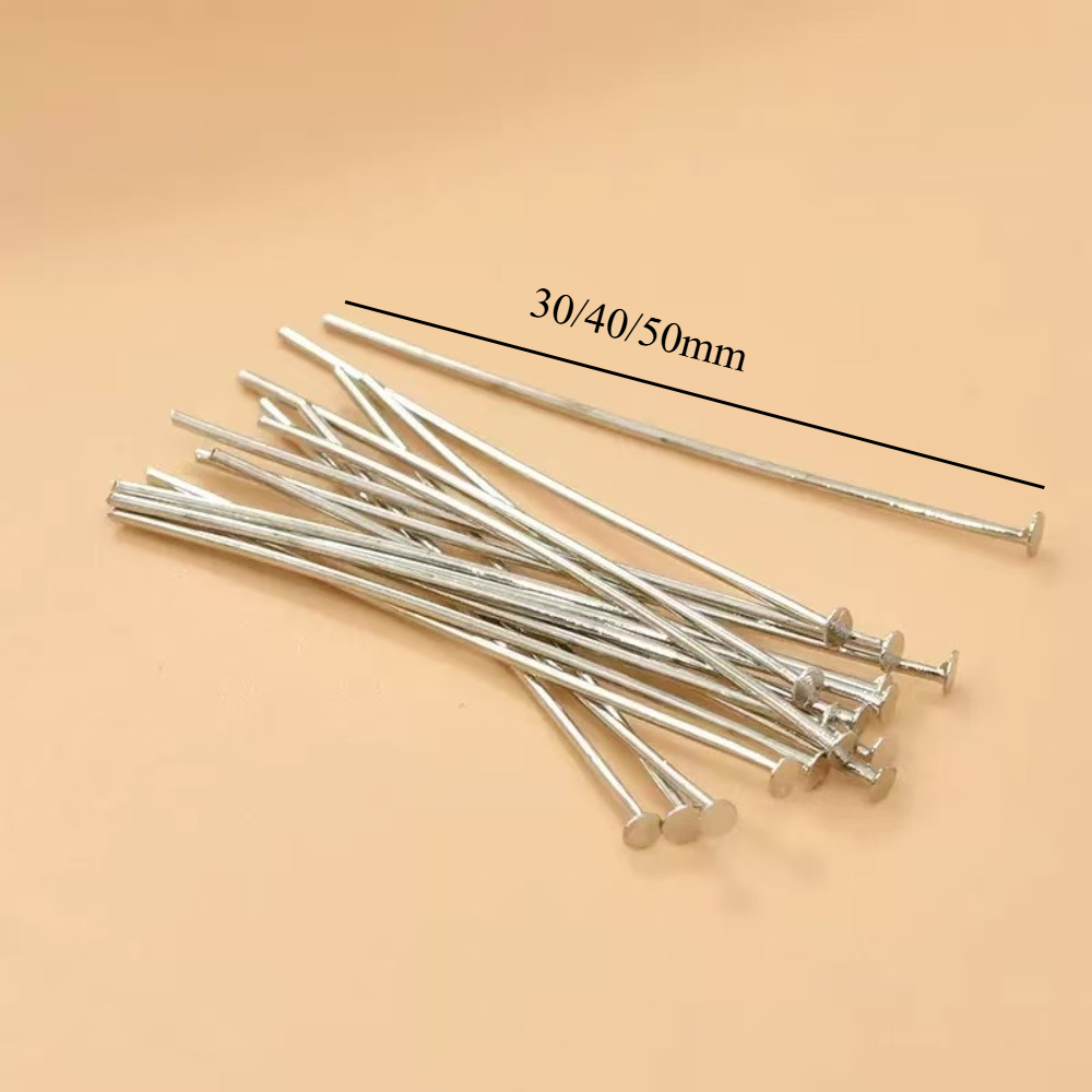 200pcs 30/40/50mm Iron-headed  - Jewelry Making Head Pins recension och pris