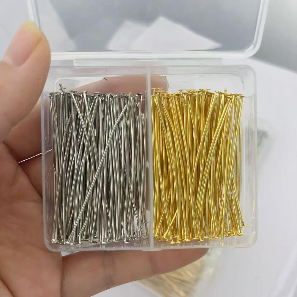 200pcs 30/40/50mm Iron-headed  - Jewelry Making Head Pins recension och pris