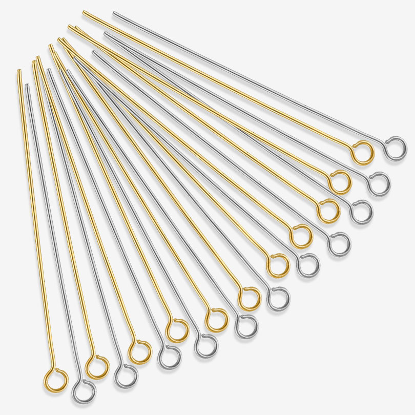 50pcs/lot 304 Stainless Steel  - Jewelry Making Head Pins recension och pris