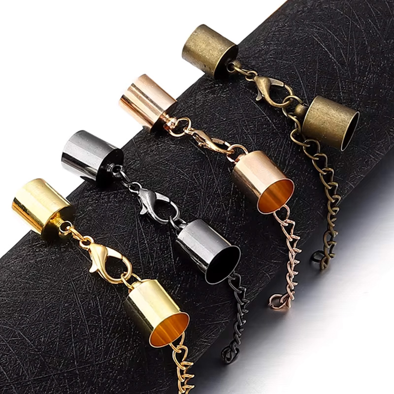 10Sets Leather Cord End Caps W - Jewelry Making Chain recension och pris
