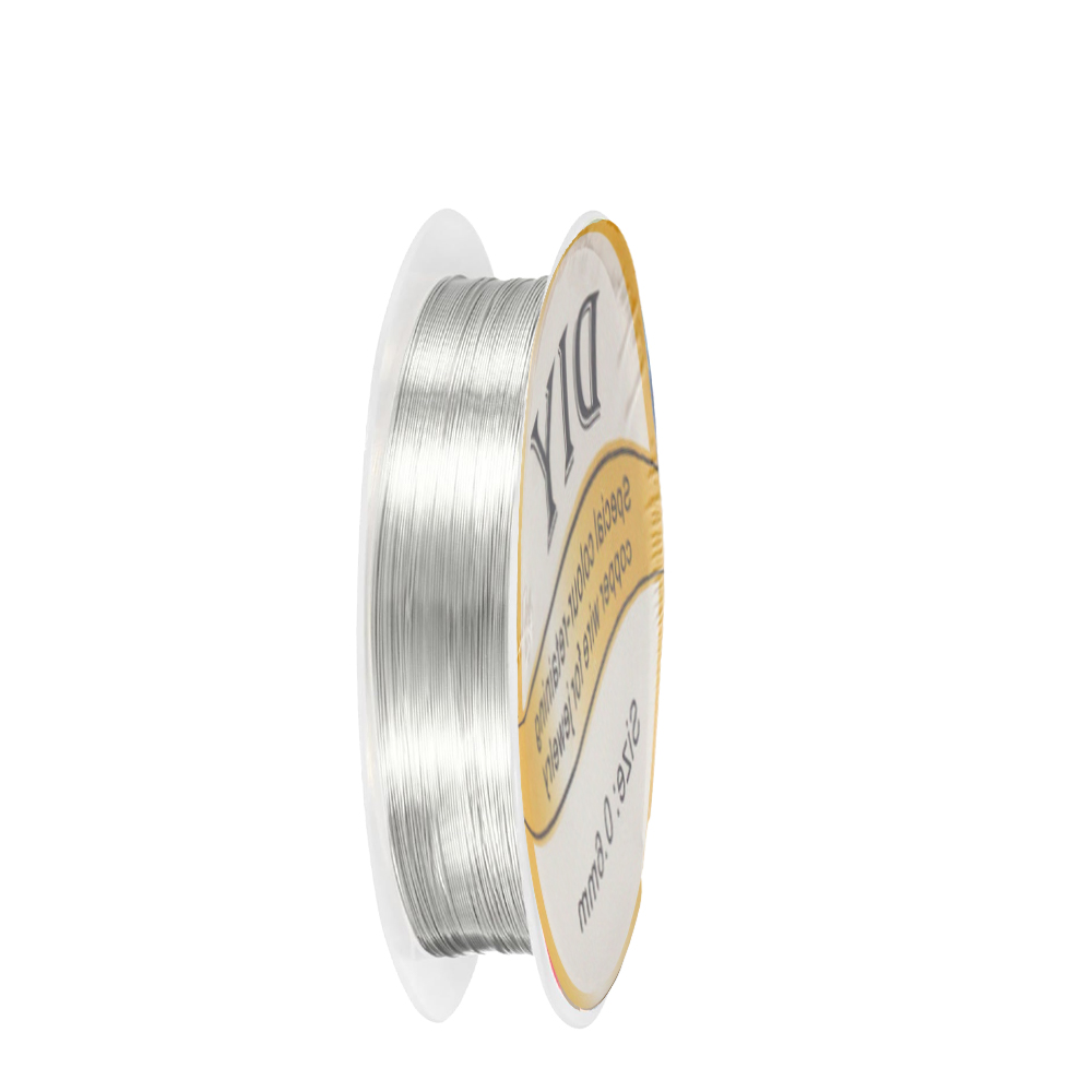 1Roll Silver Copper Wire 0.3/0 - Jewelry Making Yarn recension och pris