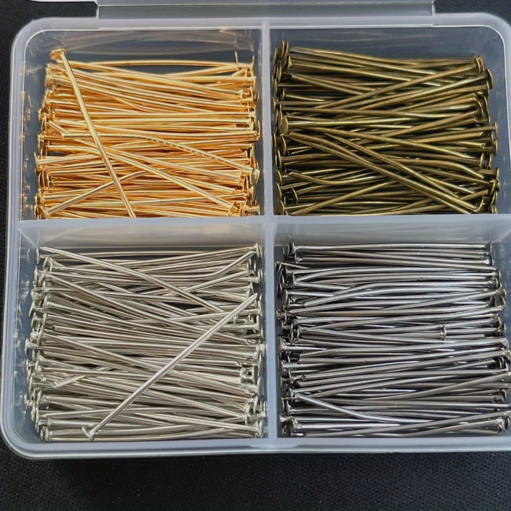 400pcs Mixed Iron Head Pins 30 - Jewelry Making Head Pins recension och pris