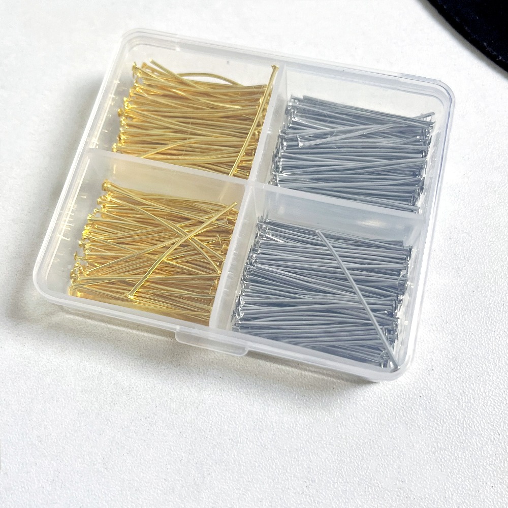400pcs Mixed Iron Head Pins 30 - Jewelry Making Head Pins recension och pris