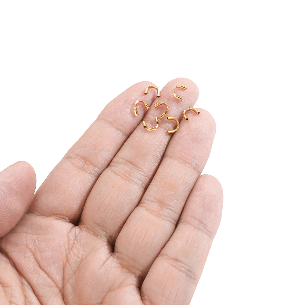 50pcs Gold Plated Stainless St - Jewelry Making Yarn recension och pris