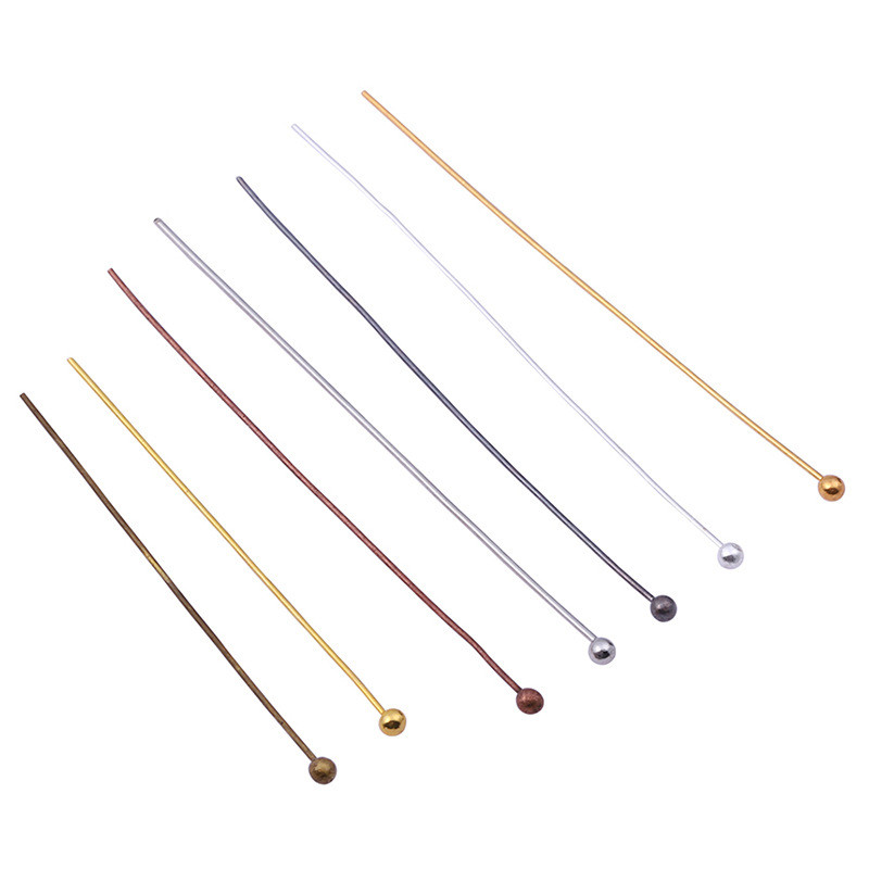 200pcs/lot 16 20 25 30 40 50mm - Jewelry Making Head Pins recension och pris