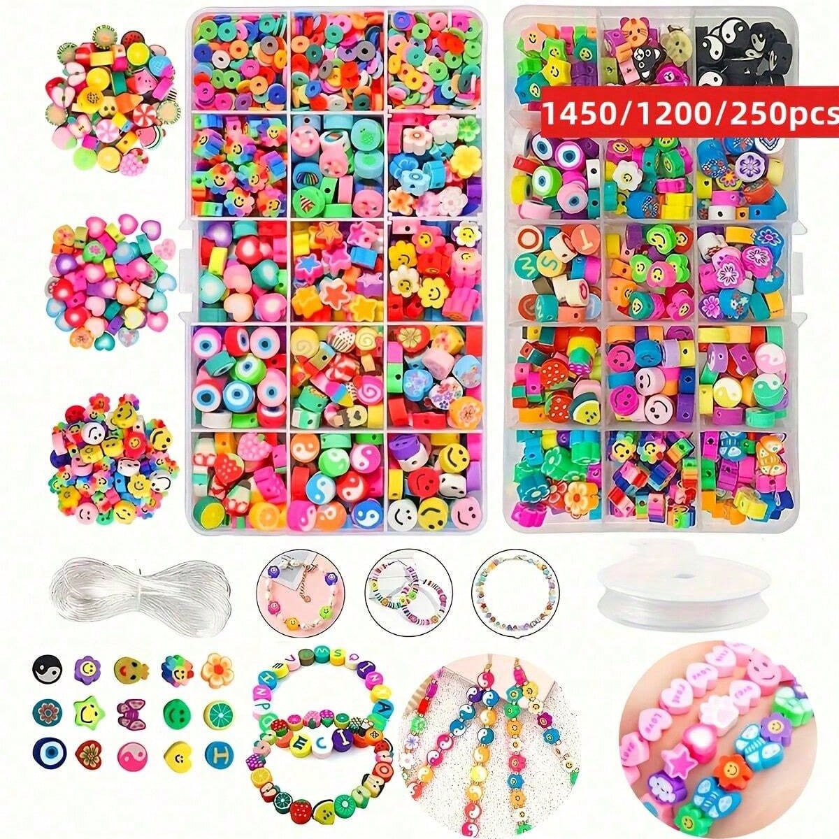 1450/1200/250pcs Polymer Clay  - Jewelry Making Yarn recension och pris