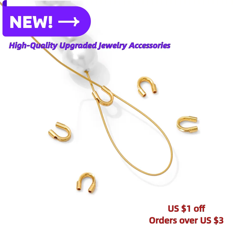 18K Gold Plated Protective End - Jewelry Making Gold Wire recension och pris