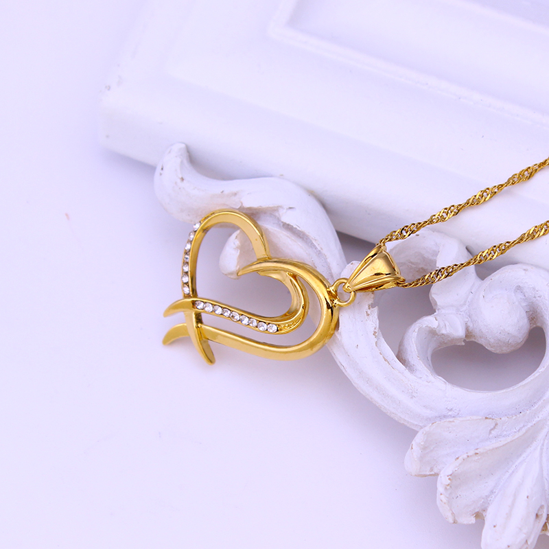FS Heart Pendant Necklace Gold - Jewelry Making New Zealand recension och pris