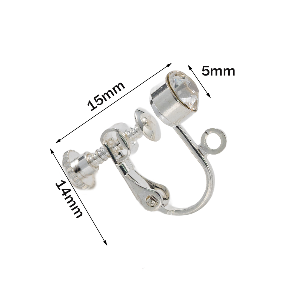 10pcs Brass Clip on Earring Co - Jewelry Making Yarn recension och pris