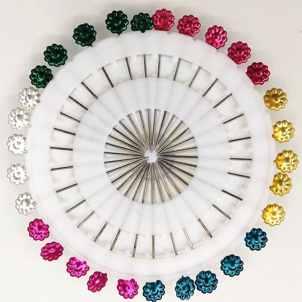 Straight Head Colorful Wedding - Jewelry Making Head Pins recension och pris