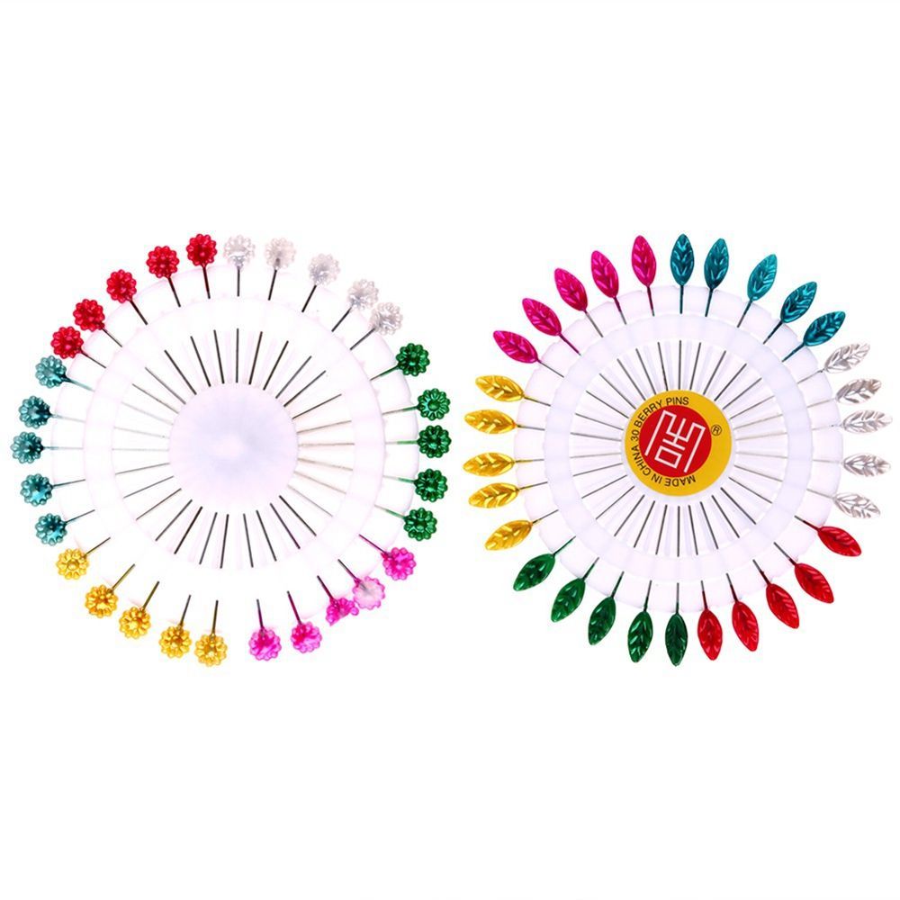 Straight Head Colorful Wedding - Jewelry Making Head Pins recension och pris