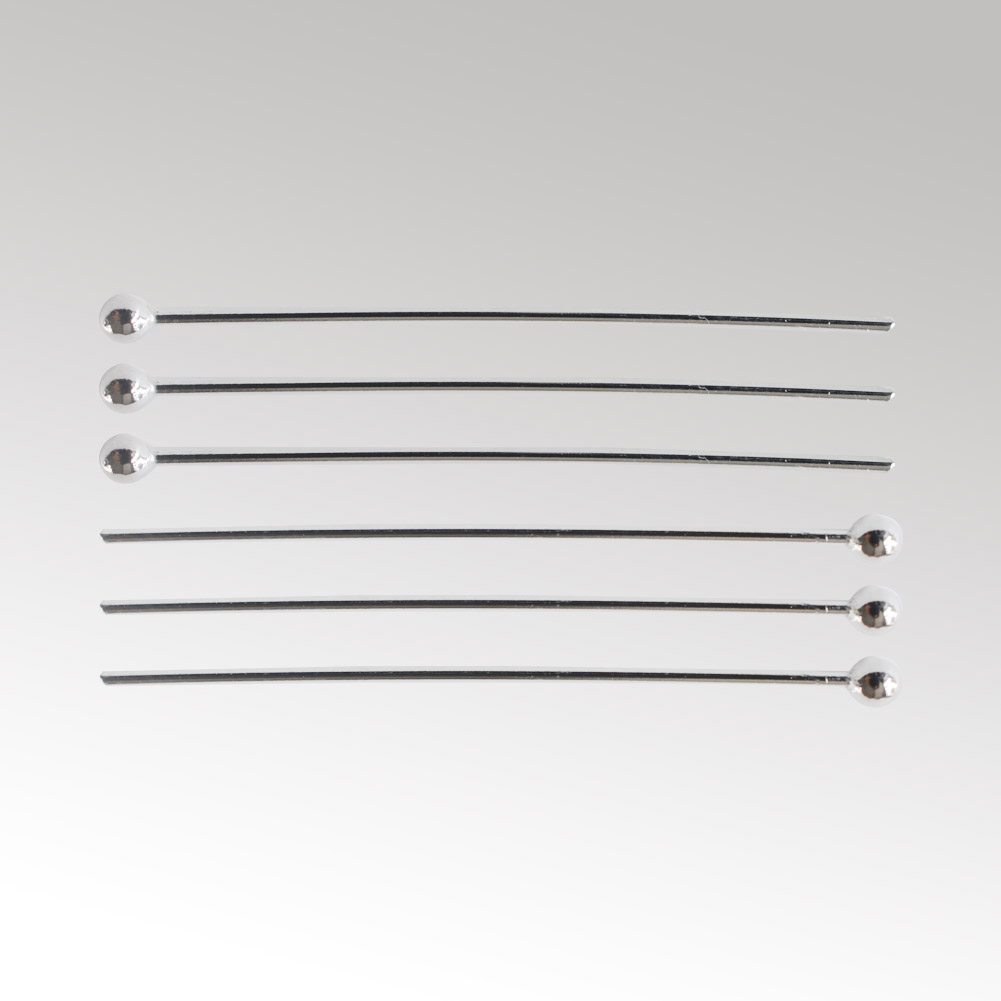 925 Sterling Silver Ball Head  - Jewelry Making Head Pins recension och pris