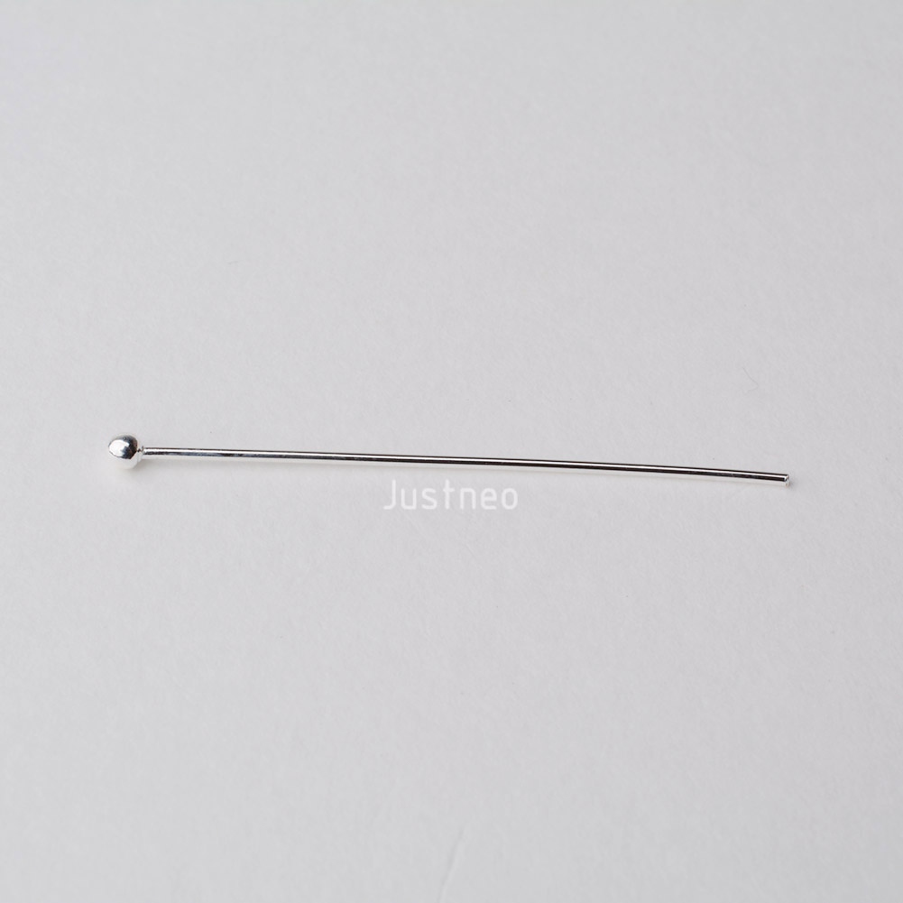925 Sterling Silver Ball Head  - Jewelry Making Head Pins recension och pris