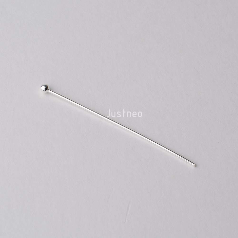 925 Sterling Silver Ball Head  - Jewelry Making Head Pins recension och pris
