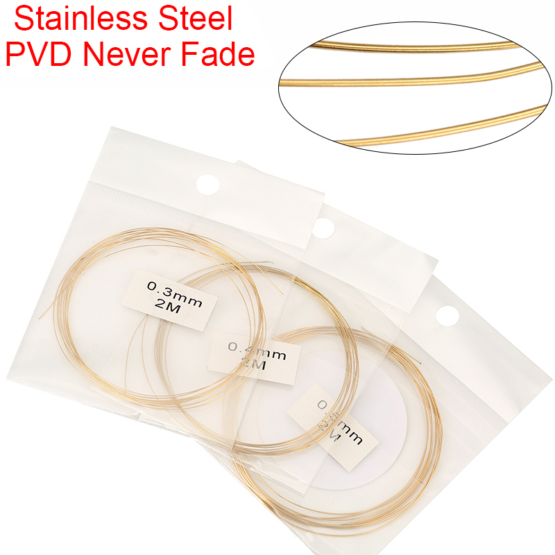 2meters Stainless Steel 0.3 0. - Jewelry Making Yarn recension och pris