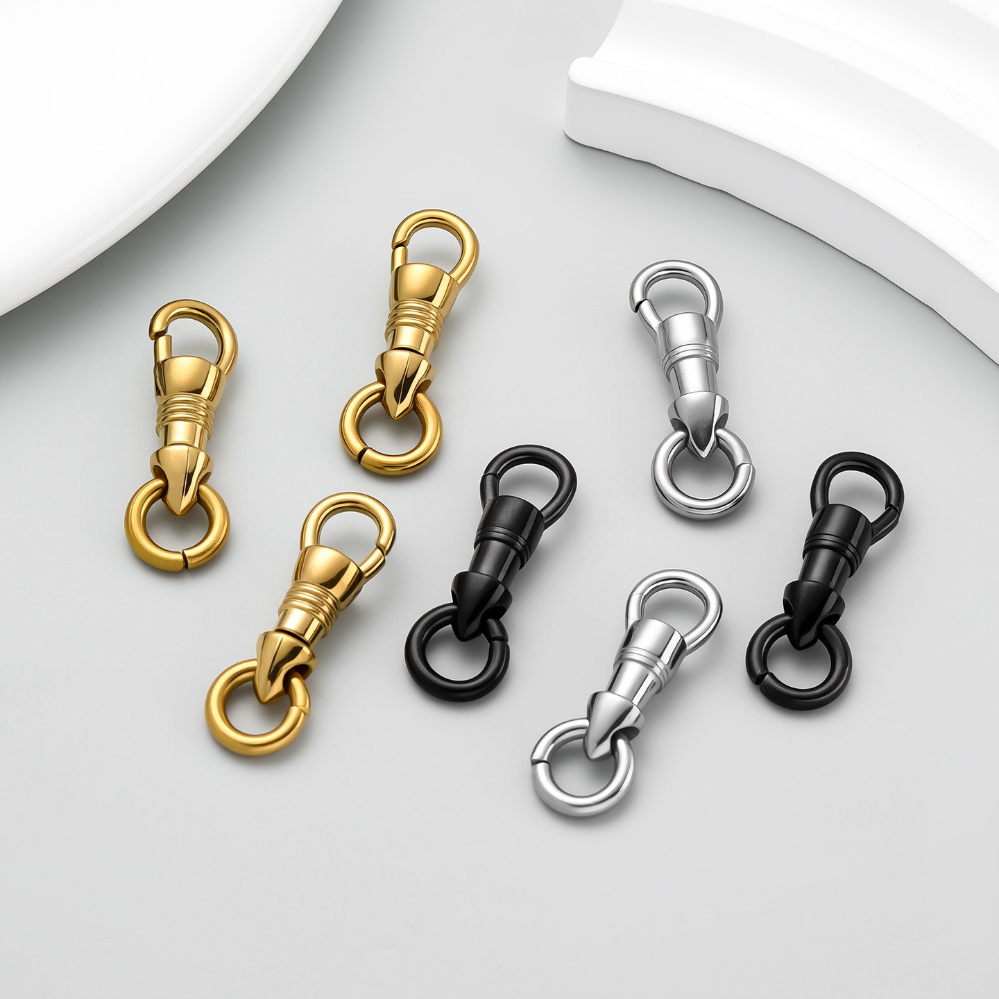 4pcs/lot Stainless Steel Bag K - Jewelry Making Chain recension och pris