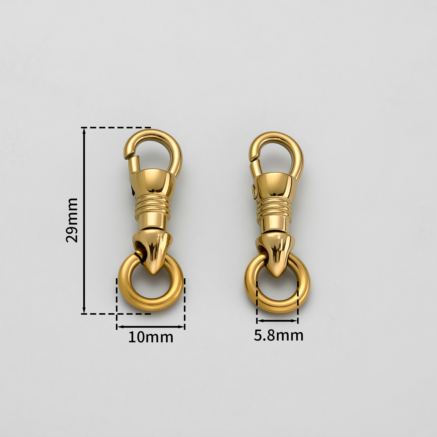 4pcs/lot Stainless Steel Bag K - Jewelry Making Chain recension och pris