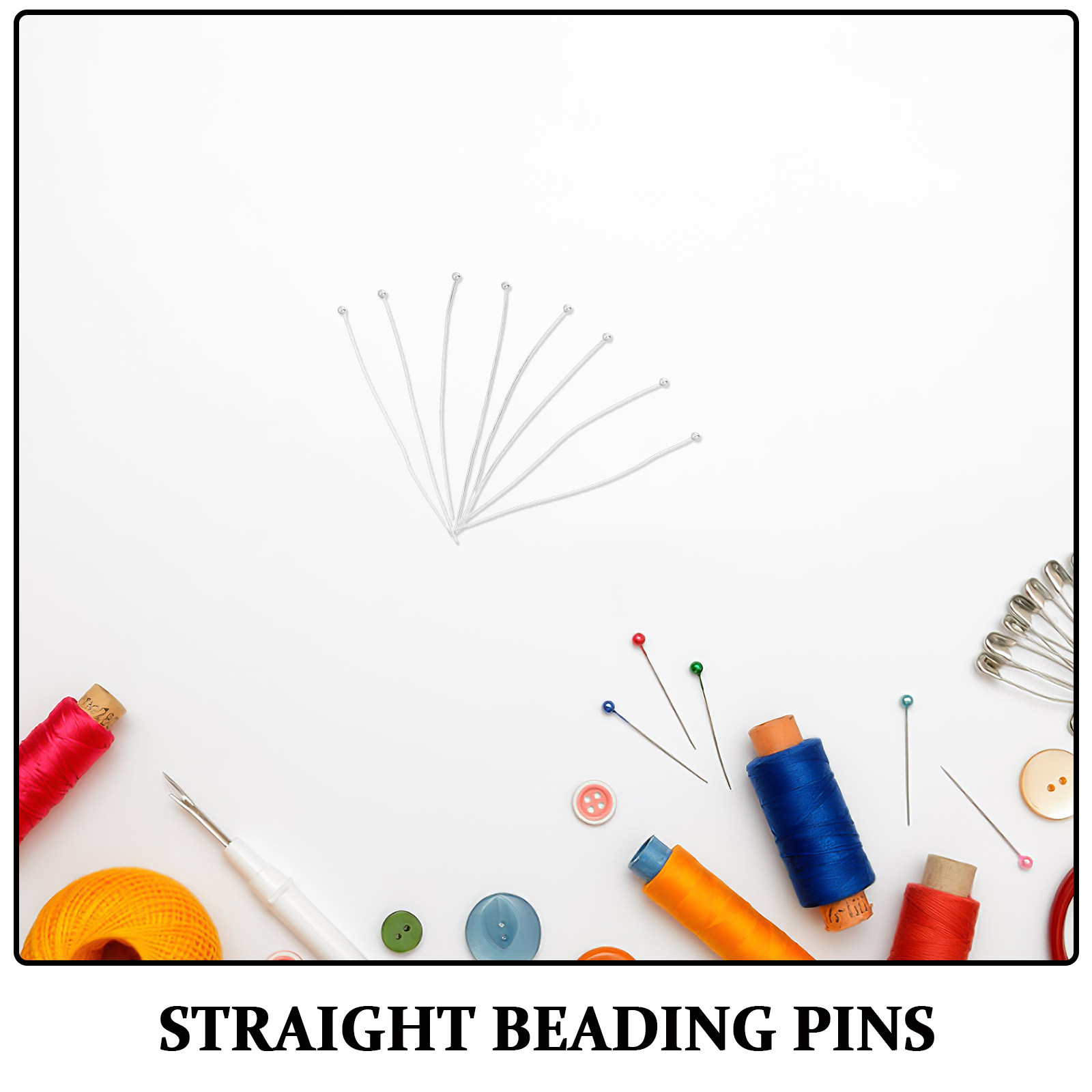 200Pcs Ball Head Pins Flexible - Jewelry Making Head Pins recension och pris