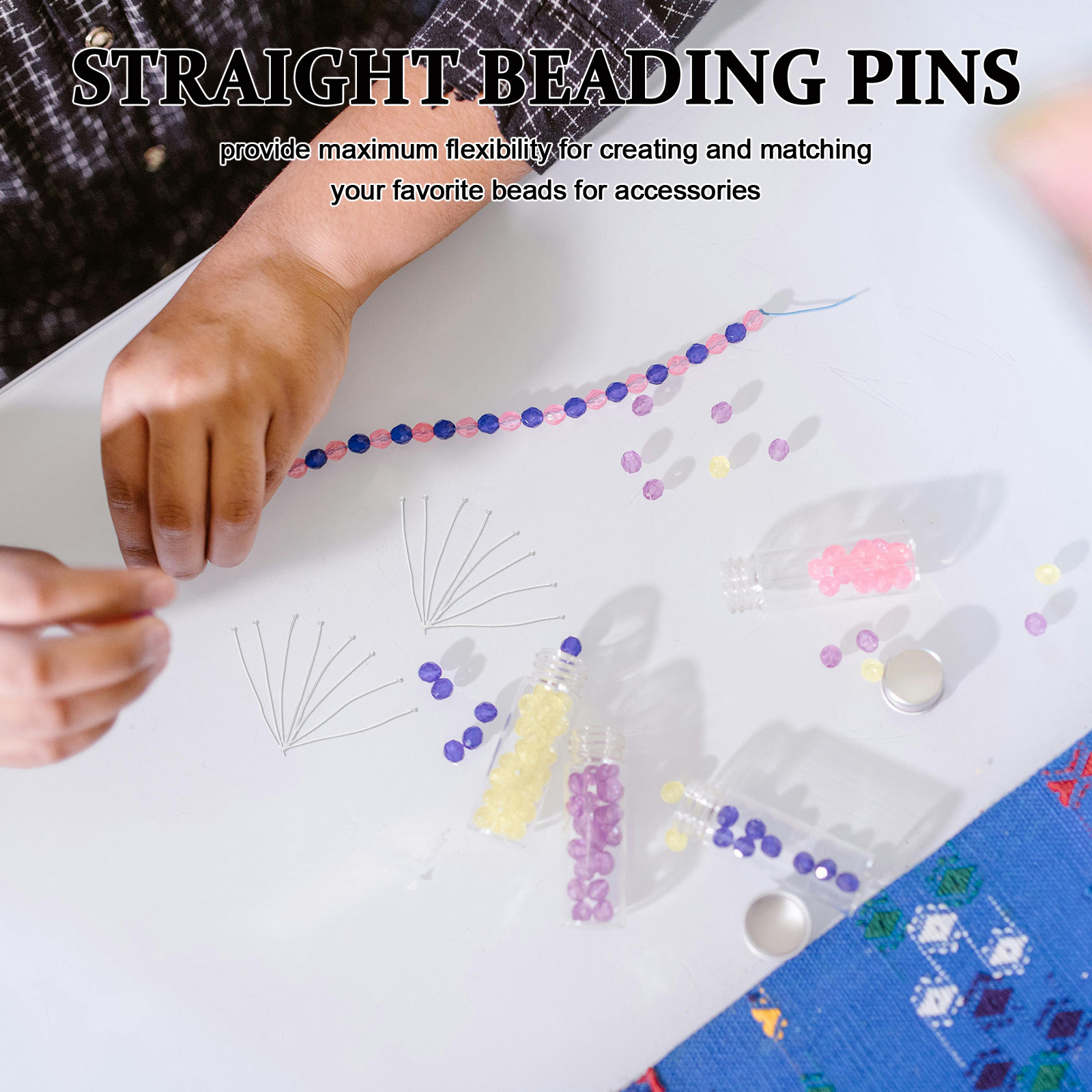 200Pcs Ball Head Pins Flexible - Jewelry Making Head Pins recension och pris