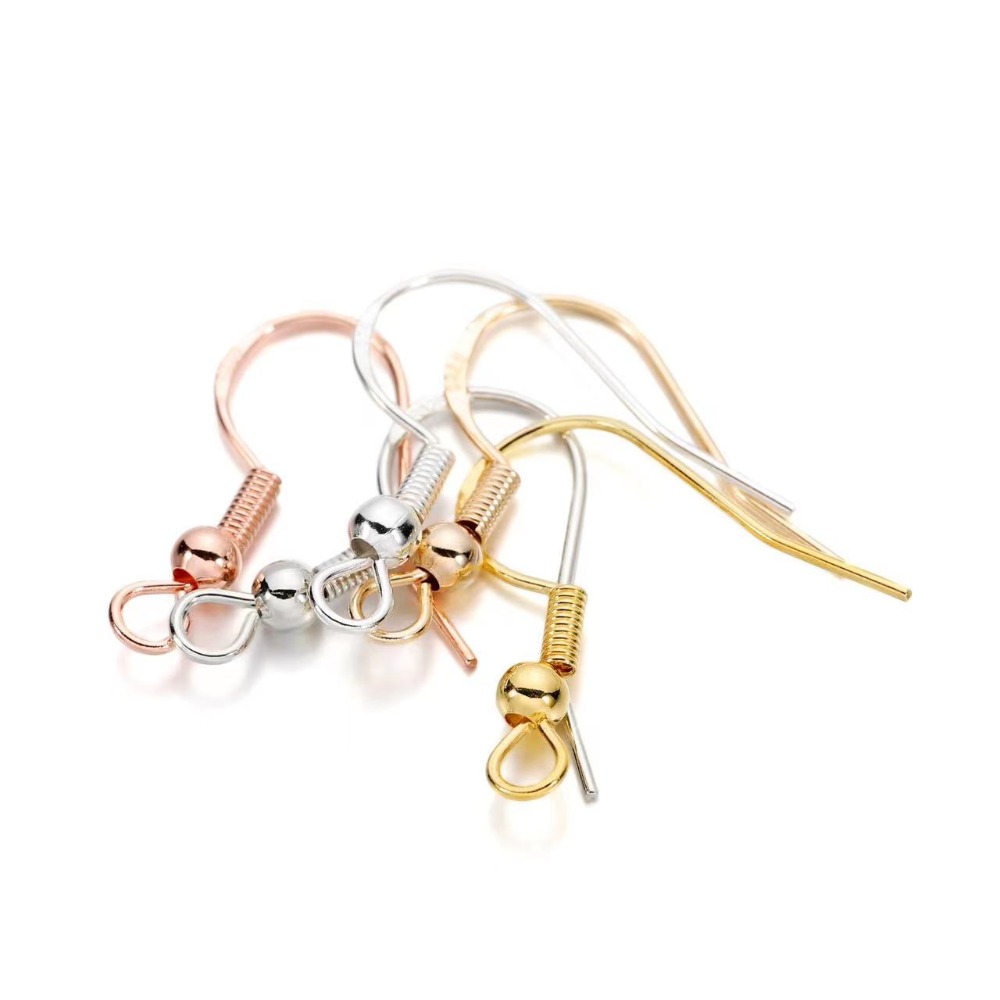 Gold Plated Earring Hooks 100P - Jewelry Making Gold Wire recension och pris