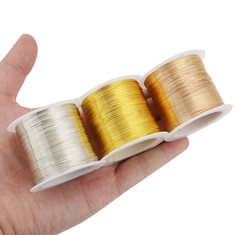 100meters Copper Stainless Ste - Jewelry Making Yarn recension och pris