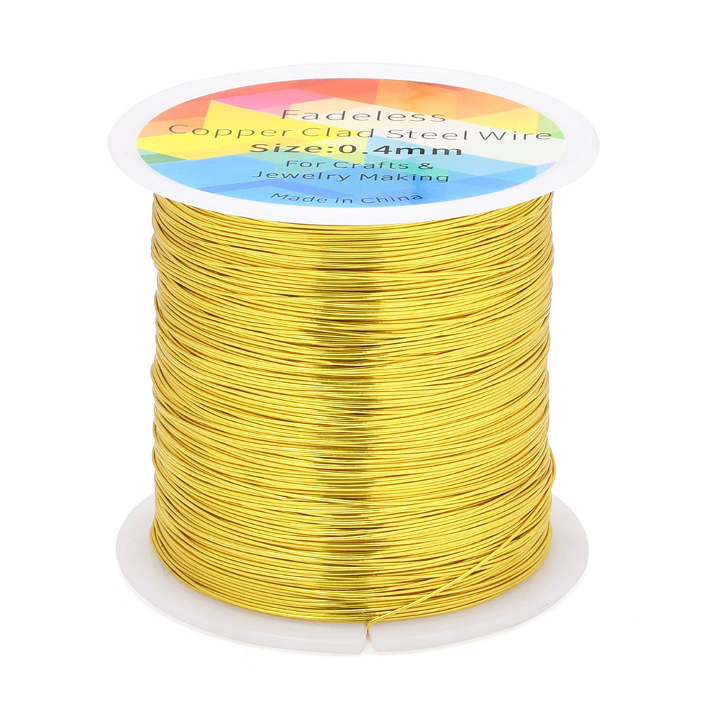 100m/328ft Fadeless Copper Cla - Jewelry Making Yarn recension och pris